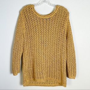 Lizsport Petite long sleeve knit sweater petite size S